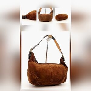 COACH | Vintage Hampton Suede Baguette | Soho Hobo | Brown